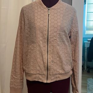 Women’s M Pale Pink Patterned Jacked, Sanctuary